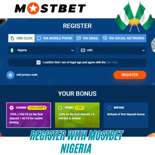 Register with Mostbet Nigeria